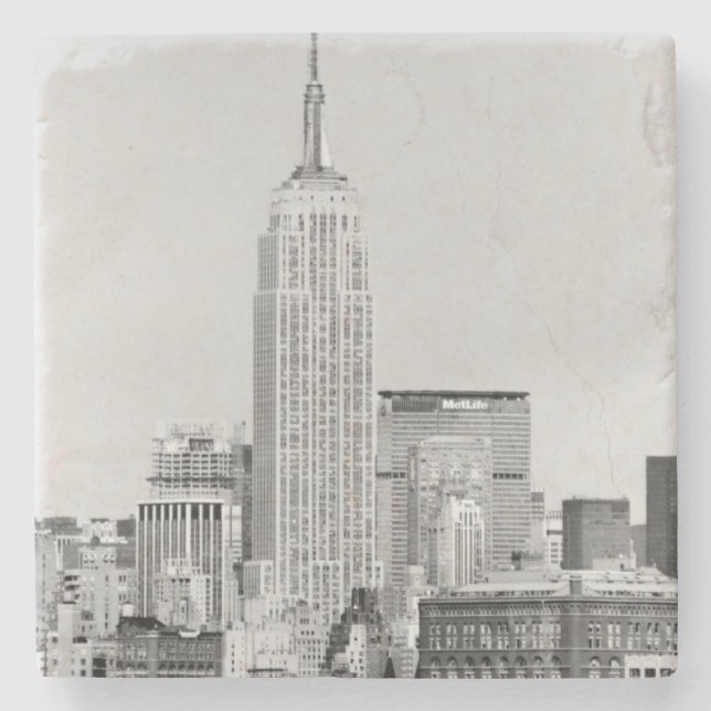 Dessous-de-verre En Pierre NYC Skyline IV (Devant)