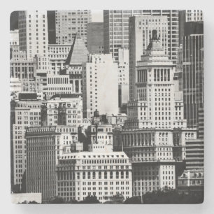 Dessous-de-verre En Pierre NYC Skyline IX