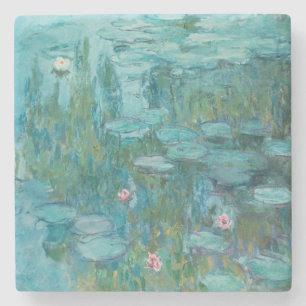 Dessous-de-verre En Pierre Nymphéas (par Claude Monet, 1915)