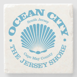 Dessous-de-verre En Pierre Ocean City NJ (coquillage)