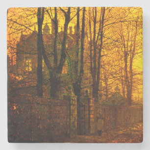 Dessous-de-verre En Pierre Octobre Afterglow John Atkinson Grimshaw