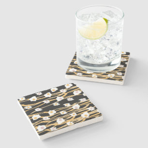 Dessous-de-verre En Pierre Oeufs et nouilles Dîner Motif