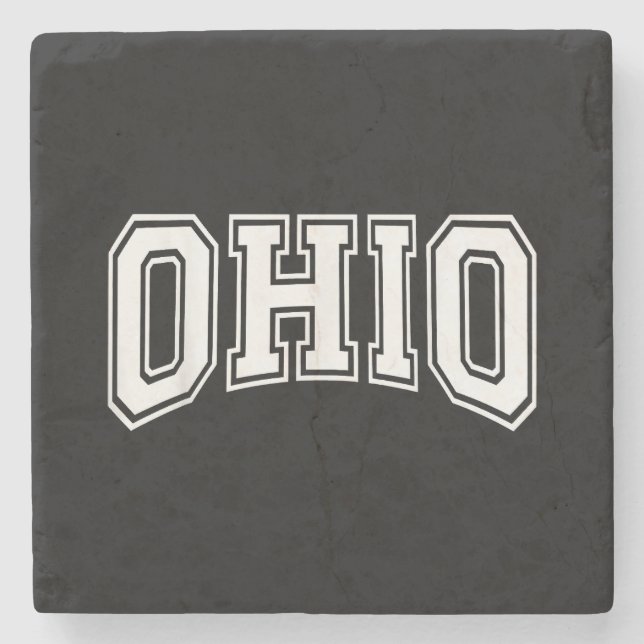 Dessous-de-verre En Pierre Ohio OH USA (Devant)