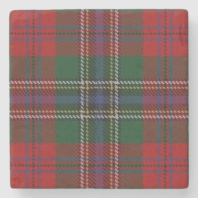 Dessous-de-verre En Pierre Old Scots Tavern Clan MacLean Tartan (Devant)