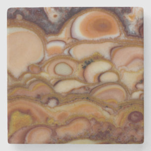 Dessous-de-verre En Pierre Onyx à taches brunes