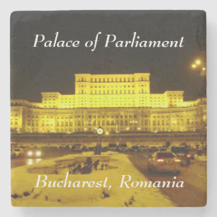 Dessous-de-verre En Pierre Palais du Parlement, Bucarest, Roumanie