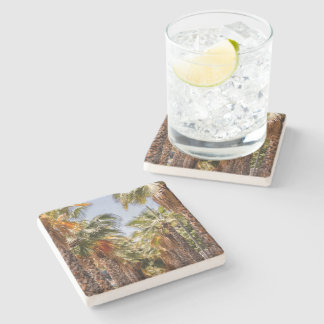 Dessous-de-verre En Pierre Palmeros/Palmiers