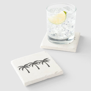 Dessous-de-verre En Pierre Palmiers tropicaux