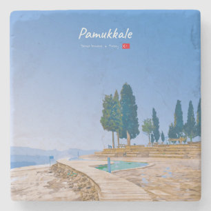 Dessous-de-verre En Pierre Pamukkale, Turquie - Piscines thermales