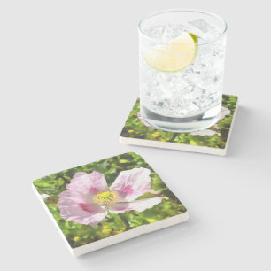 Dessous-de-verre En Pierre Papaver Somniferum Pink Poppy Art