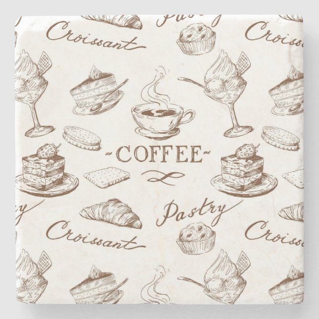 Dessous-de-verre En Pierre Papier doux (Devant)