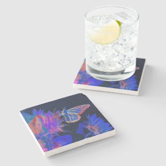 Dessous-de-verre En Pierre Papillon 