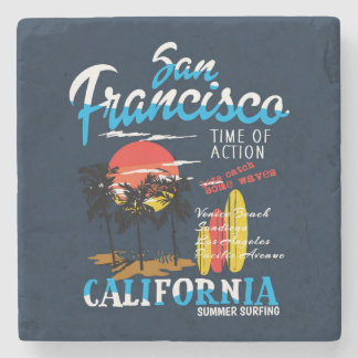 Dessous-de-verre En Pierre Paradis de Californie
