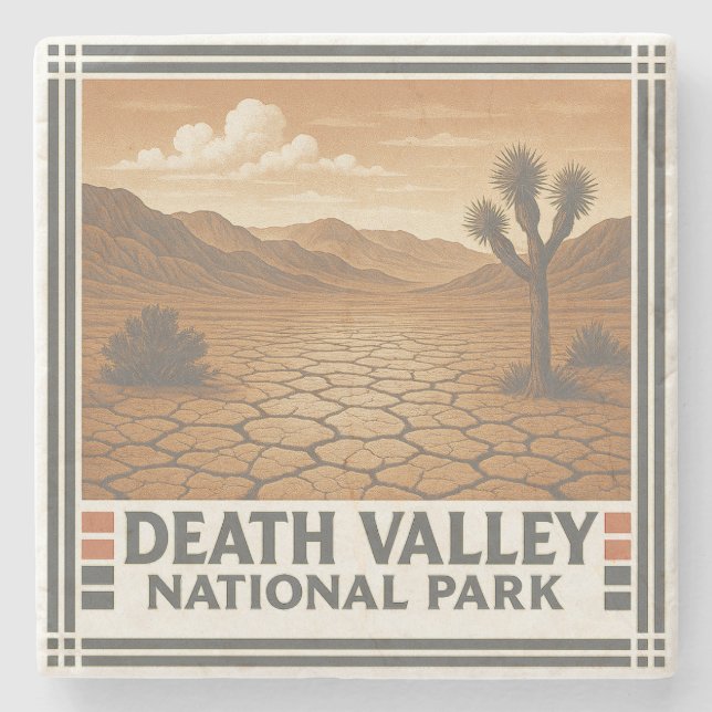 Dessous-de-verre En Pierre Parc national de Death Valley (Devant)