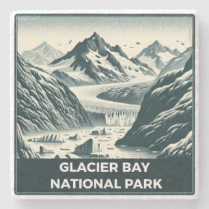 Dessous-de-verre En Pierre Parc national de Glacier Bay