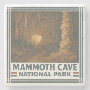 Dessous-de-verre En Pierre Parc national de Mammoth Cave