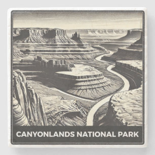 Dessous-de-verre En Pierre Parc national des Canyonlands
