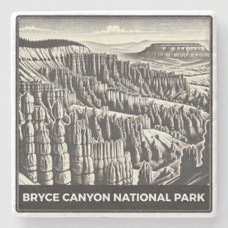 Dessous-de-verre En Pierre Parc national du Bryce Canyon