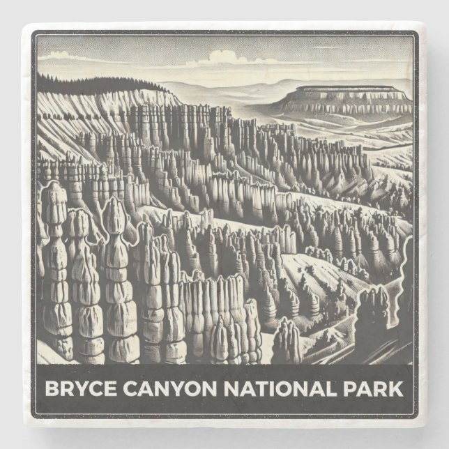 Dessous-de-verre En Pierre Parc national du Bryce Canyon (Devant)