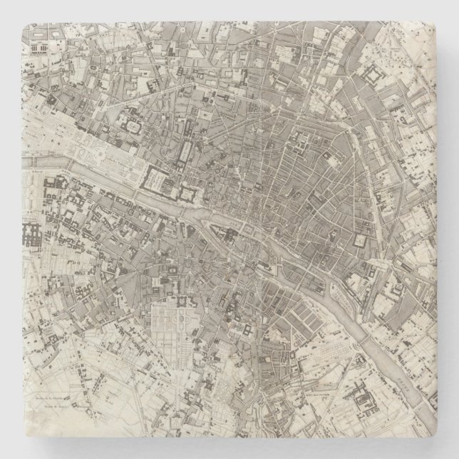 Dessous-de-verre En Pierre Paris (Devant)