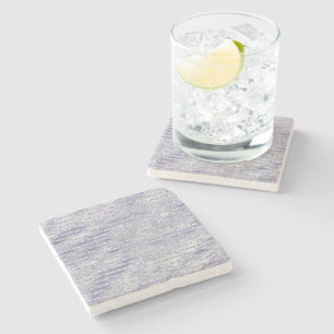 Dessous-de-verre En Pierre Parties scintillant brillante mauve d'argent