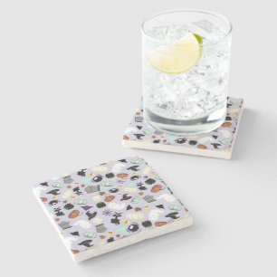 Dessous-de-verre En Pierre Pastel Halloween