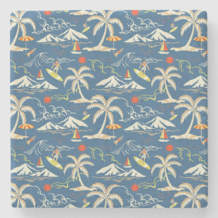 Dessous-de-verre En Pierre Patters tropicaux