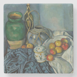 Dessous-de-verre En Pierre Paul Cezanne - Nature morte avec des pommes