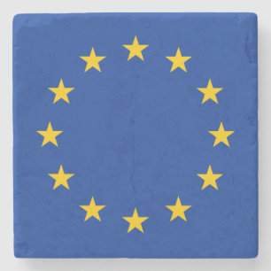 Dessous-de-verre En Pierre pavillon de l'Union européenne