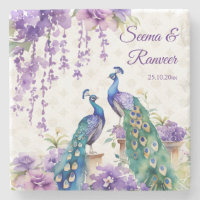 Peacock violet de mariage indien cadeaux