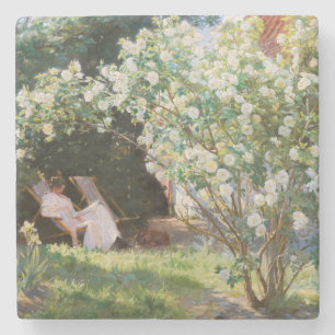 Dessous-de-verre En Pierre Peder Severin Kroyer - Roses