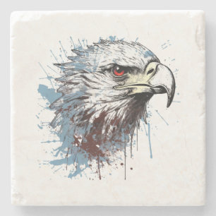 Dessous-de-verre En Pierre Peinture d'aigle