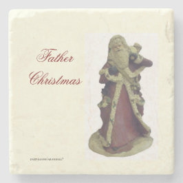 DESSOUS-DE-VERRE EN PIERRE PÈRE CHRISTAS
