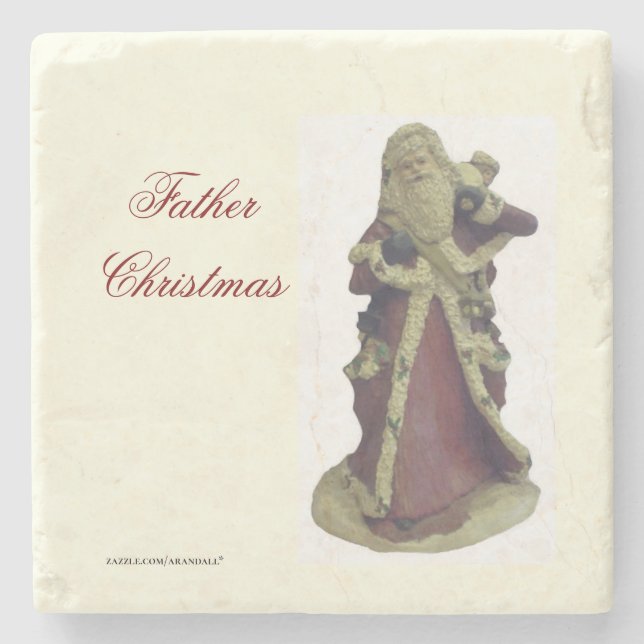 DESSOUS-DE-VERRE EN PIERRE PÈRE CHRISTAS (Devant)