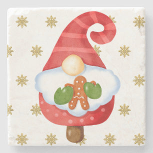 Dessous-de-verre En Pierre Père Noël Gnome