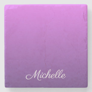 Dessous-de-verre En Pierre Personalisé violet ombre