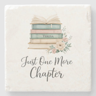 Dessous-de-verre En Pierre Personalized Book Lover “Just One More Chapter