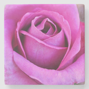 Dessous-de-verre En Pierre Pétales rose violet Dessous de verre à fleurs