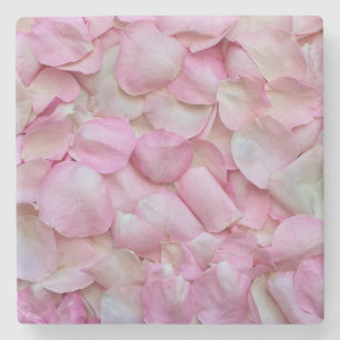 Dessous-de-verre En Pierre Pétales roses