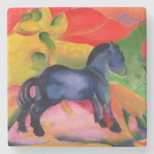 Dessous-de-verre En Pierre Petit Horse bleu, 1912