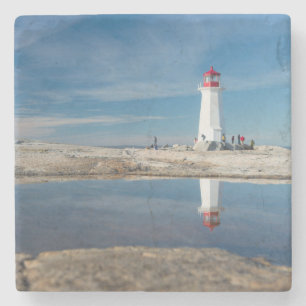 Dessous-de-verre En Pierre Phare   Canada de la crique de Peggy
