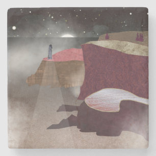 Dessous-de-verre En Pierre Phare de Foggy