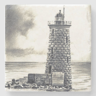 Dessous-de-verre En Pierre Phare de Harbour