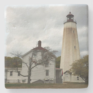 Dessous-de-verre En Pierre Phare de Sandy Hook