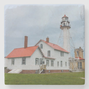 Dessous-de-verre En Pierre Phare de Whitefish Point