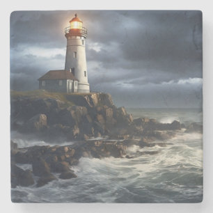 Dessous-de-verre En Pierre Photo Lighthouse
