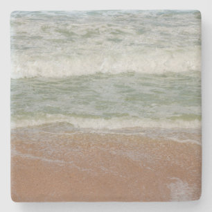 Dessous-de-verre En Pierre Photographie de plage Ocean Pittoresque Waves Sand