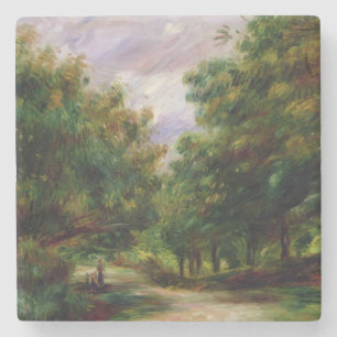 Dessous-de-verre En Pierre Pierre un Renoir   la route près de Cagnes