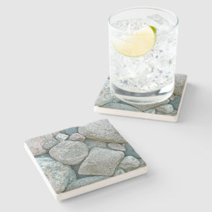 DESSOUS-DE-VERRE EN PIERRE PIERRES