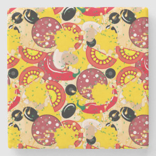 Dessous-de-verre En Pierre Pizza